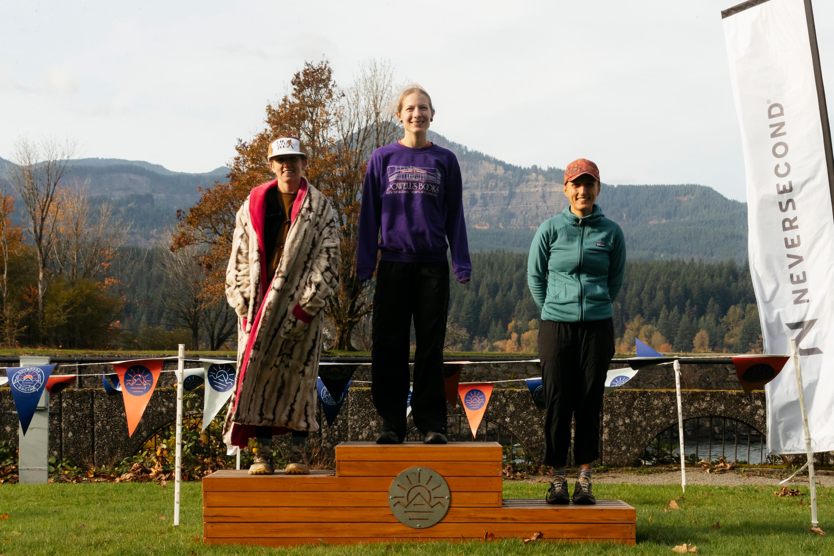 Trail runners on a group run